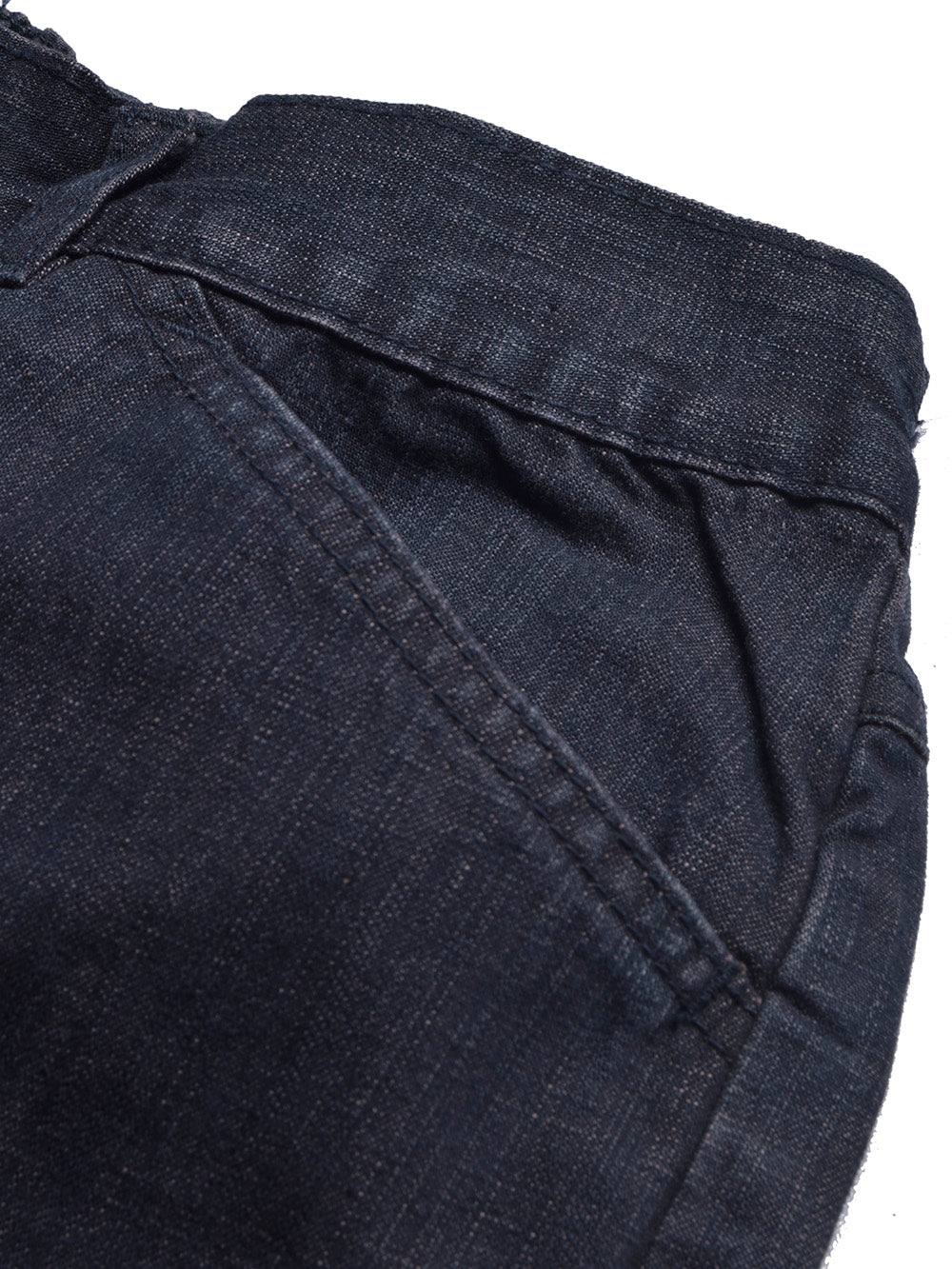Bhs Non Stretch Denim For Men-Navy Melange-BR13677