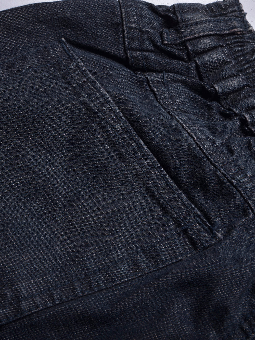 Bhs Non Stretch Denim For Men-Navy Melange-BR13677