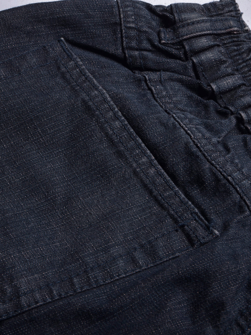 Bhs Non Stretch Denim For Men-Navy Melange-BR13677