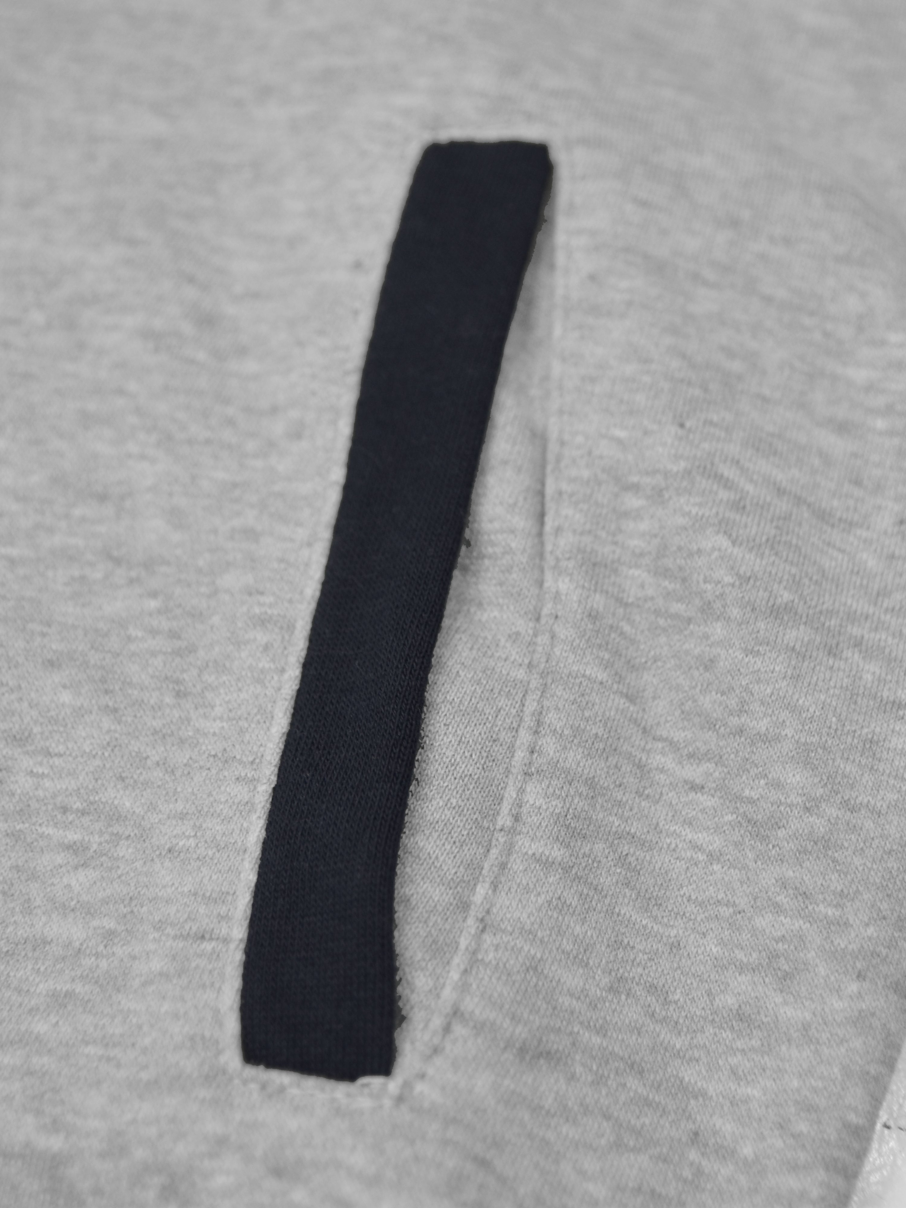 P&B Sleeveless Mock Neck Zipper Jacket For Men-Grey Melange & Navy-BR1790