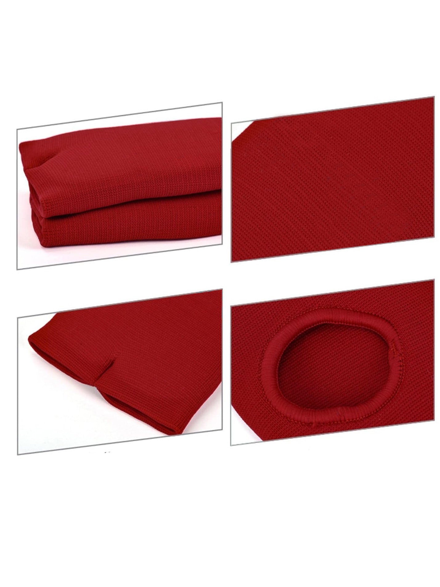 Enakshi Elastic Comfortable Inner Gloves-Red-LV4564