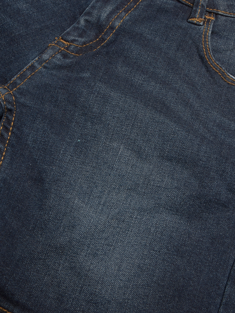 Fat Face Denim Short For Girls-Navy Faded-BR13522