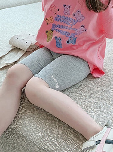 Guess Baby Girl Short For Kids-Grey Melange-BR13414