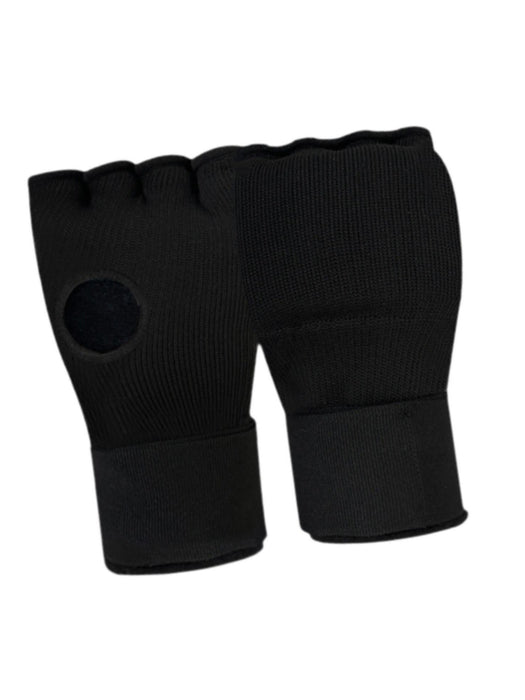 Half Finger Boxing Hand Gel Gloves-Black-LV443