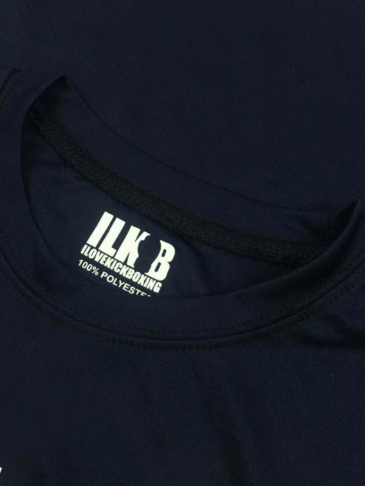 Half Sleeve Crew Neck Sports Tee Shirt For Men-Navy-BR13704