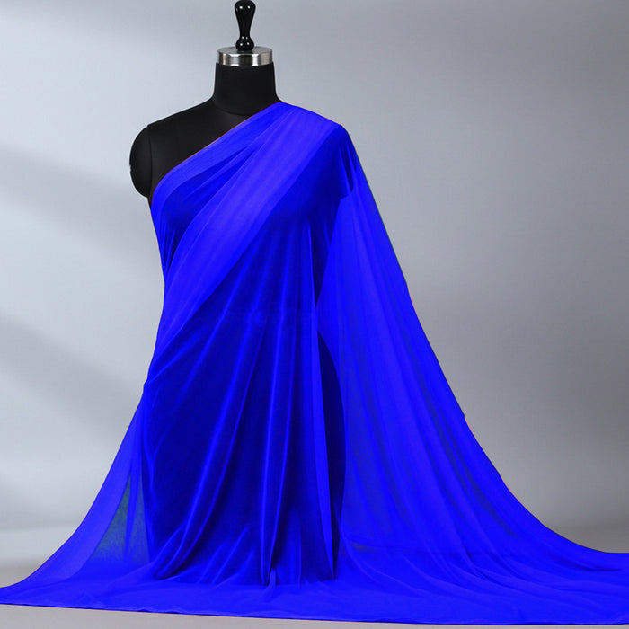 Imported Net Dupatta-Blue