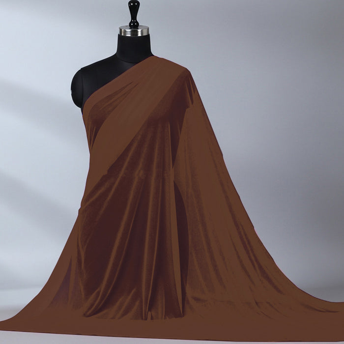 Imported Net Dupatta-Dark Brown