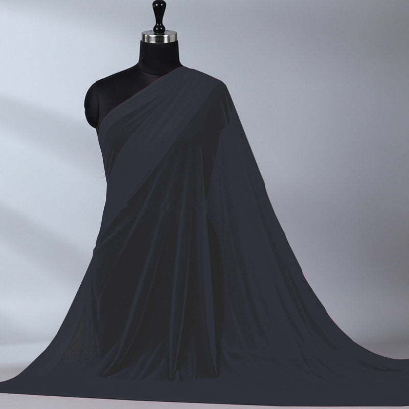 Imported Net Dupatta-Dark Grey