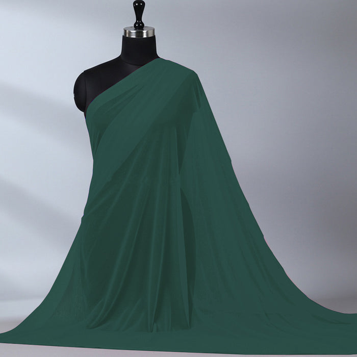 Imported Net Dupatta-Flag Green