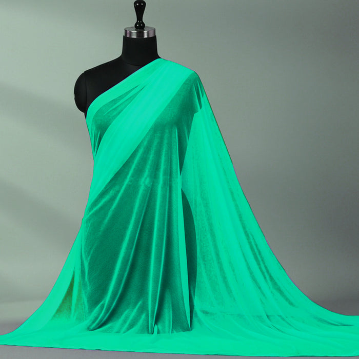 Imported Net Dupatta-Light Zinc