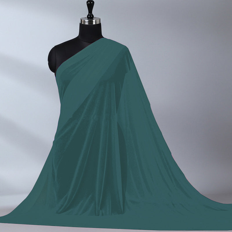 Imported Net Dupatta-Ocean Blue