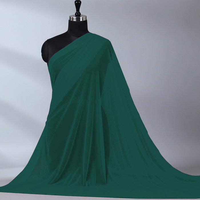 Imported Net Dupatta-Prussian Green