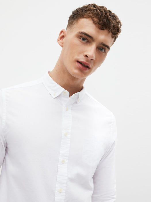 JAMCLO Premium Casual Shirt For Men-White-BR15706