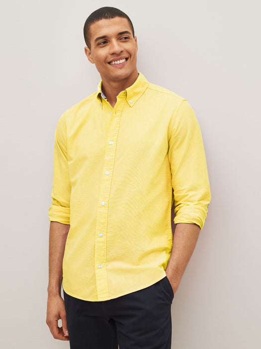 JAMCLO Premium Casual Shirt For Men-Yellow-BR15702