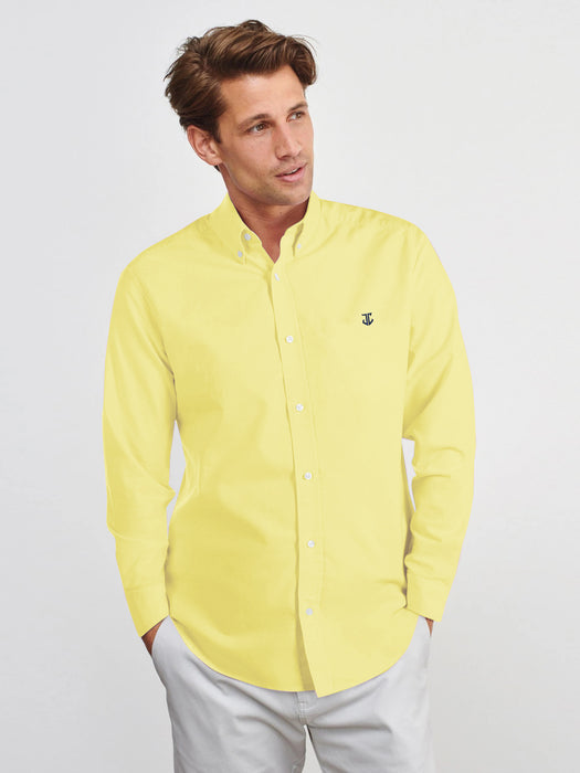JAMCLO Premium Casual Shirt For Men-Yellow-BR15704