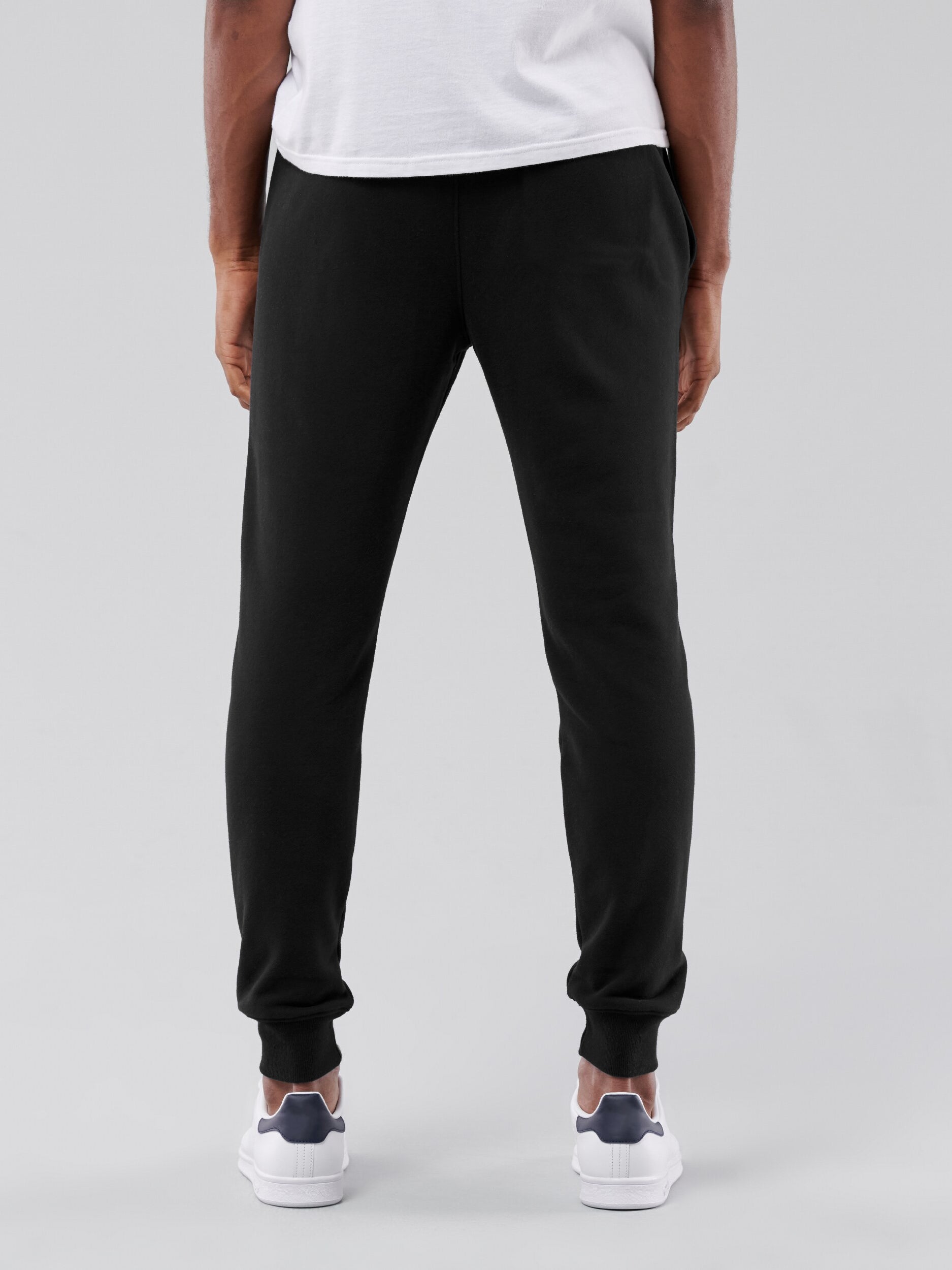 Drift King Slim Fit Light Fleece Jogger Trouser For Men-Black-BR1090