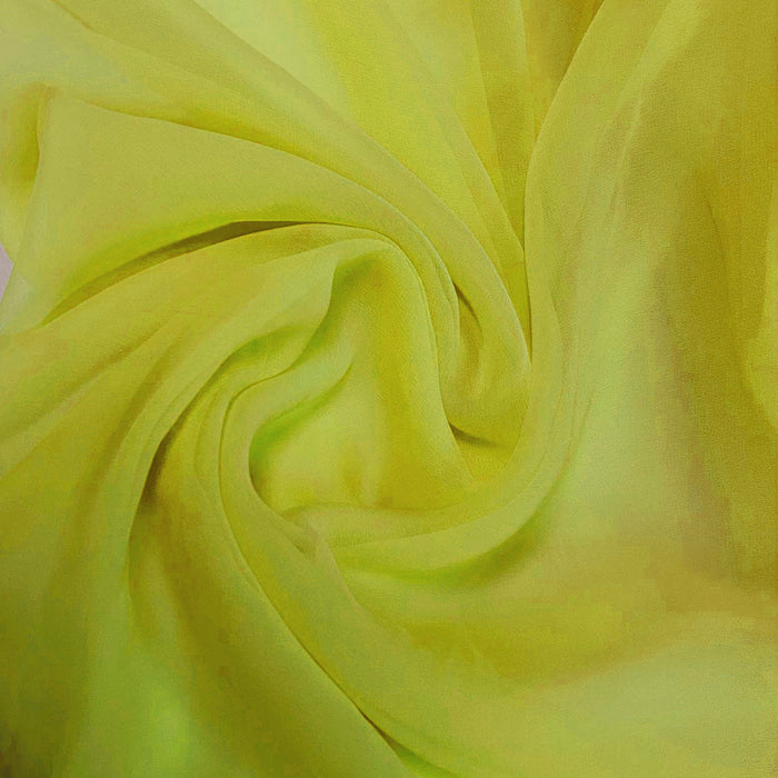 Imported Net Dupatta- Lemon