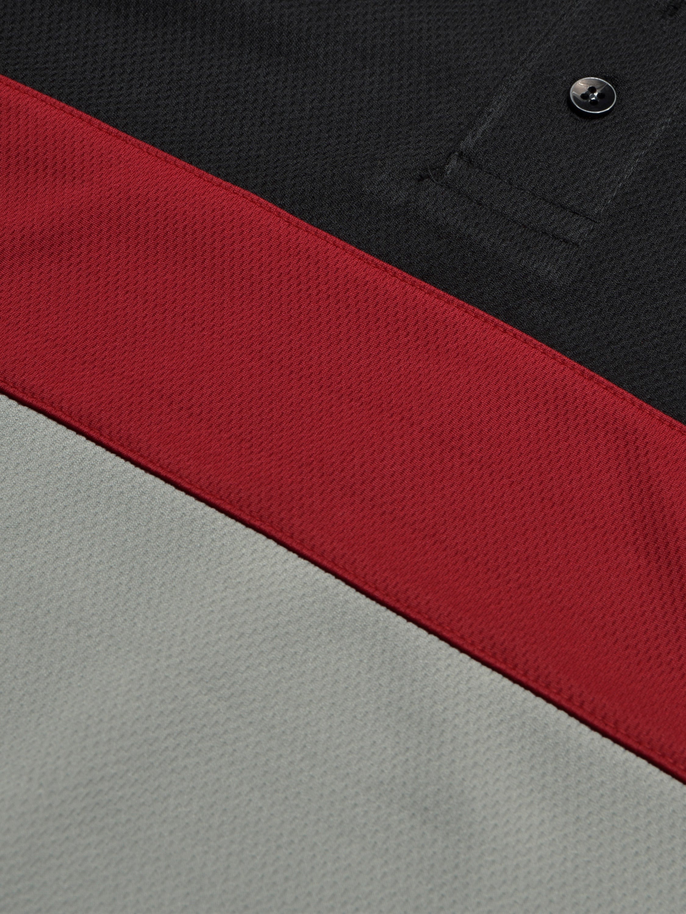 Summer Dry Fit Polo Shirt For Men-Black-BE1342/Rt022