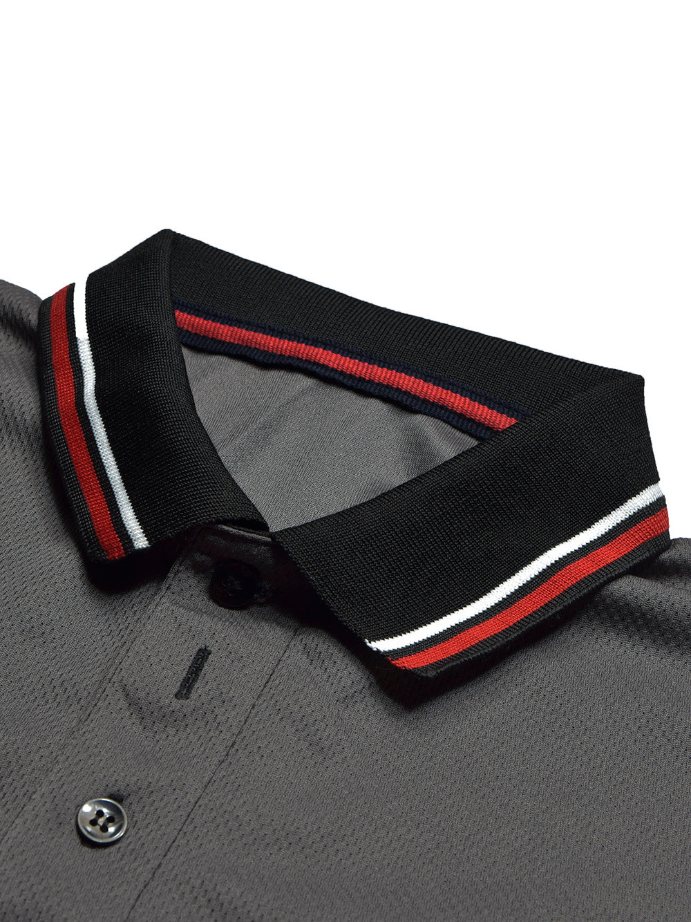 Summer Dry Fit Polo Shirt For Men-Black-BE1342/Rt024
