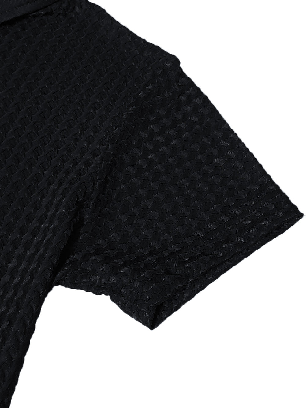 Summer Dry Fit Polo Shirt For Men-Black-BE1342/Rt009