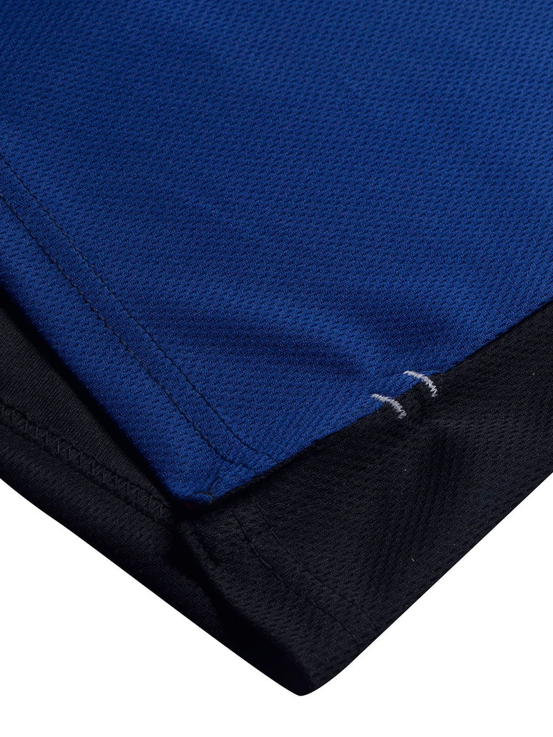 Stylish Spandex Dry Polo Shirt For Men-Black-BE1342/Rt002