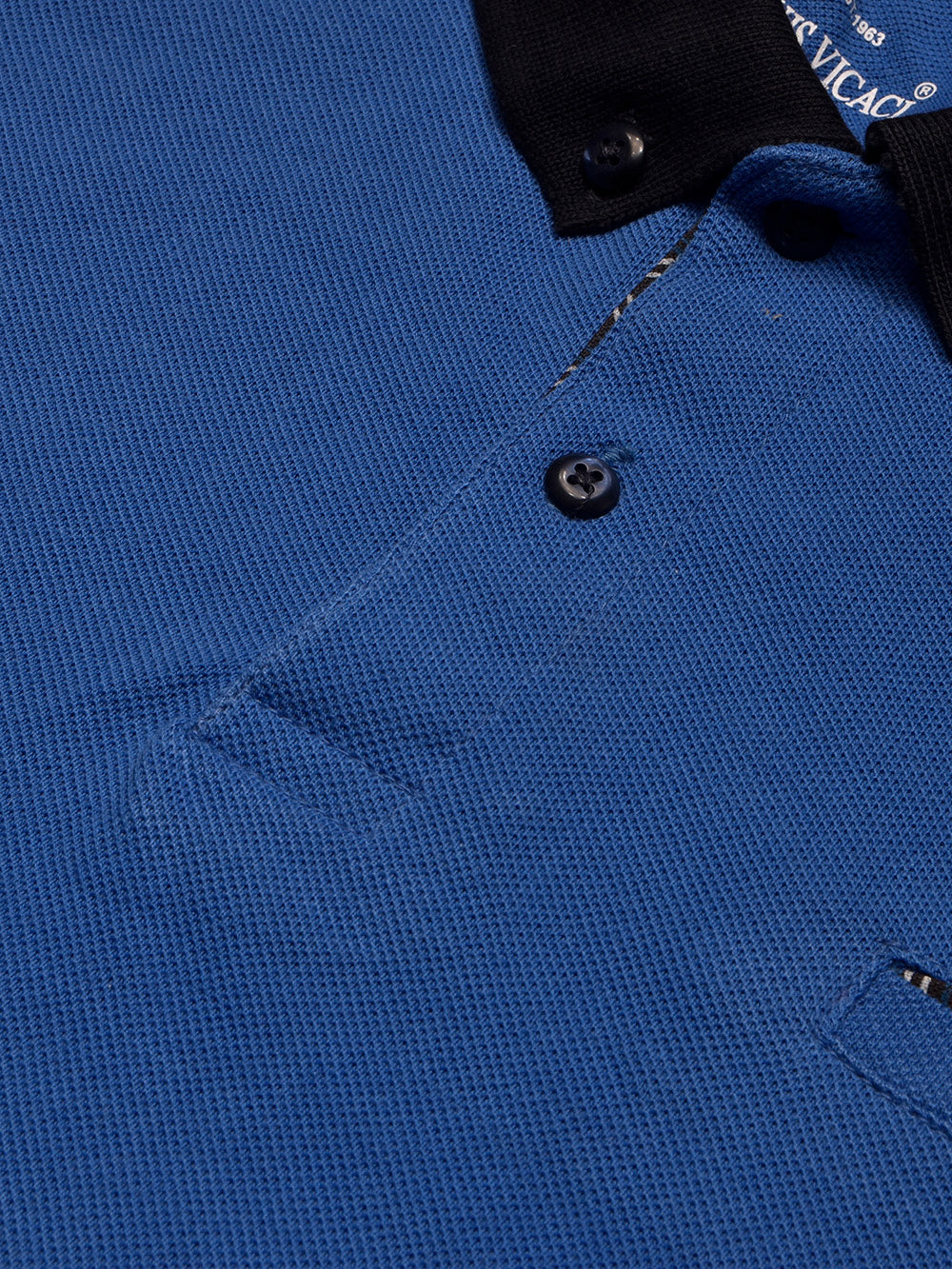 Summer Polo Shirt For Men-Blue & Navy-BR13046