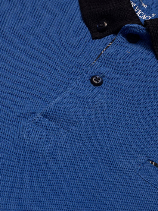 LV Summer Polo Shirt For Men-Blue & Navy-BR13046