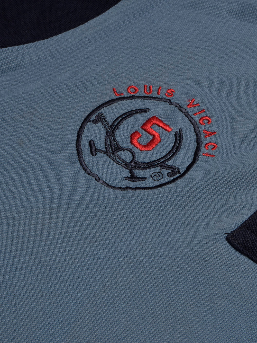 Summer Polo Shirt For Men-Bond Blue & Dark Navy-BR13088
