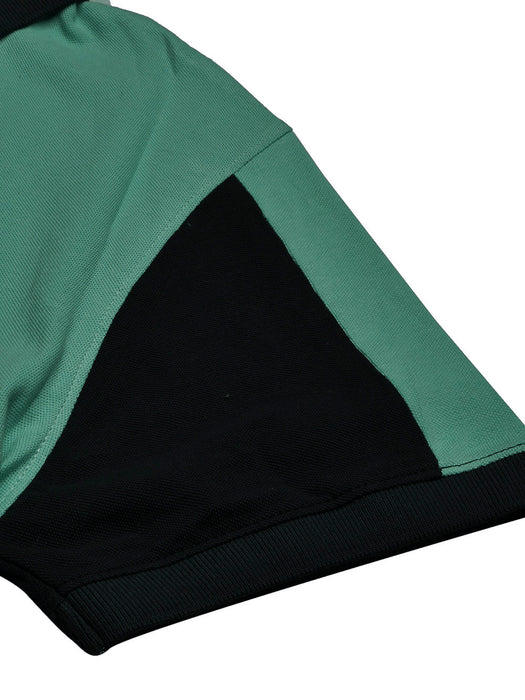 LV Summer Polo Shirt For Men-Cyan Green & Dark Navy-BR13096