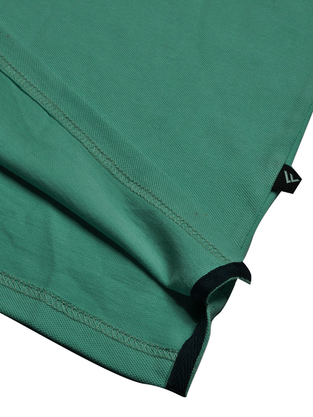 Summer Polo Shirt For Men-Cyan Green & Dark Navy-BR13096