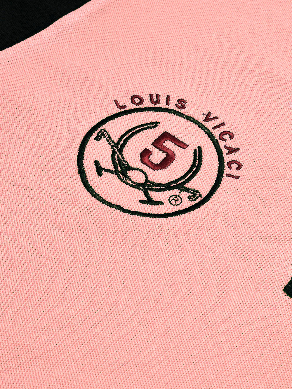 Summer Polo Shirt For Men-Light Peach & Dark Navy-BR13102