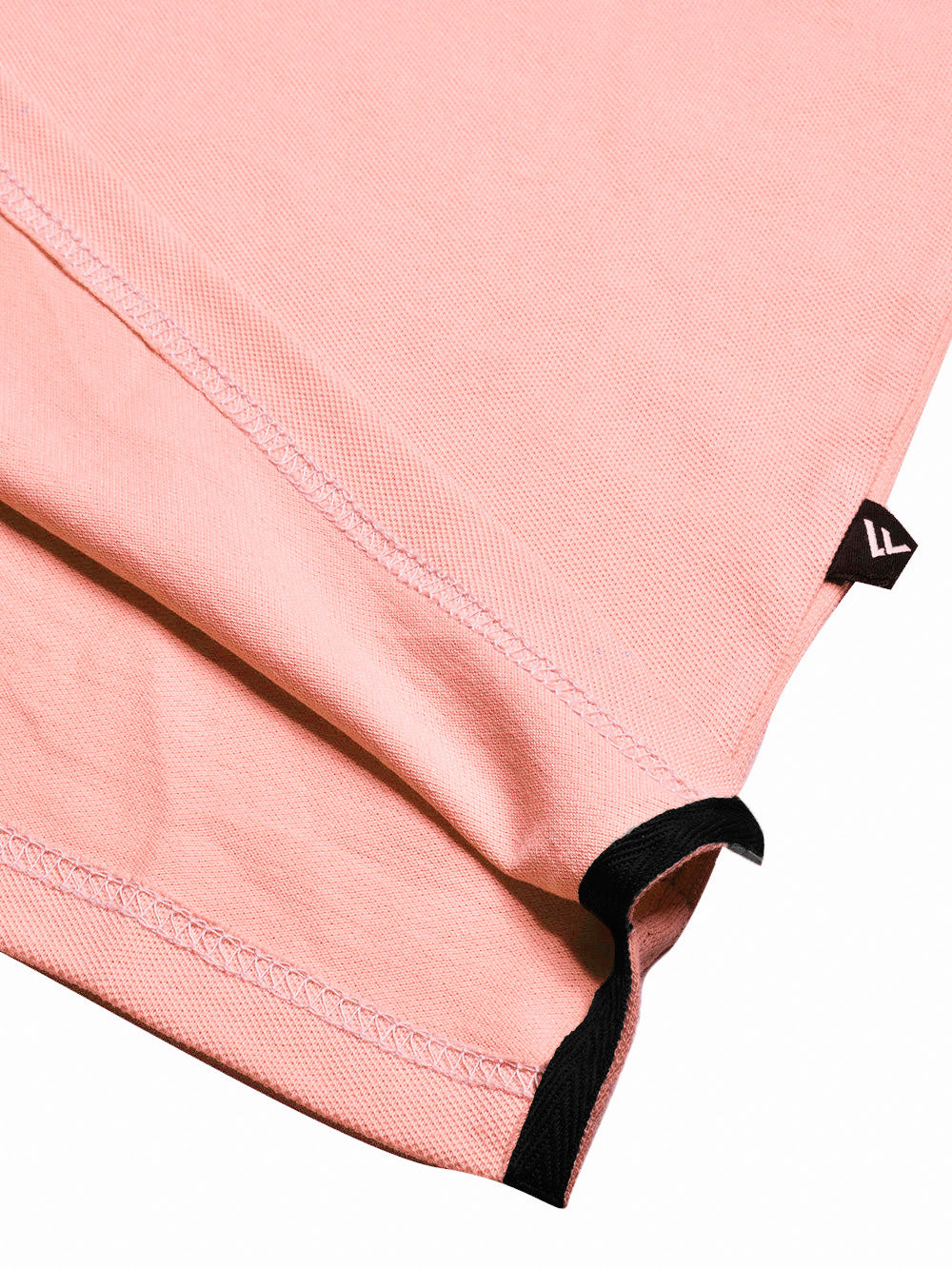Summer Polo Shirt For Men-Light Peach & Dark Navy-BR13102