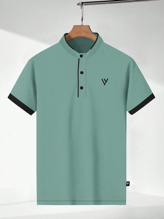 LV Summer Polo Shirt For Men-Mont Green-BR13043