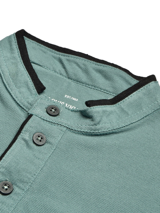 LV Summer Polo Shirt For Men-Mont Green-BR13043