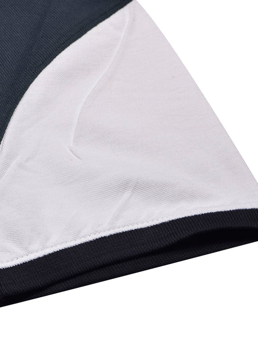 LV Summer Polo Shirt For Men-Navy & White-BR13044