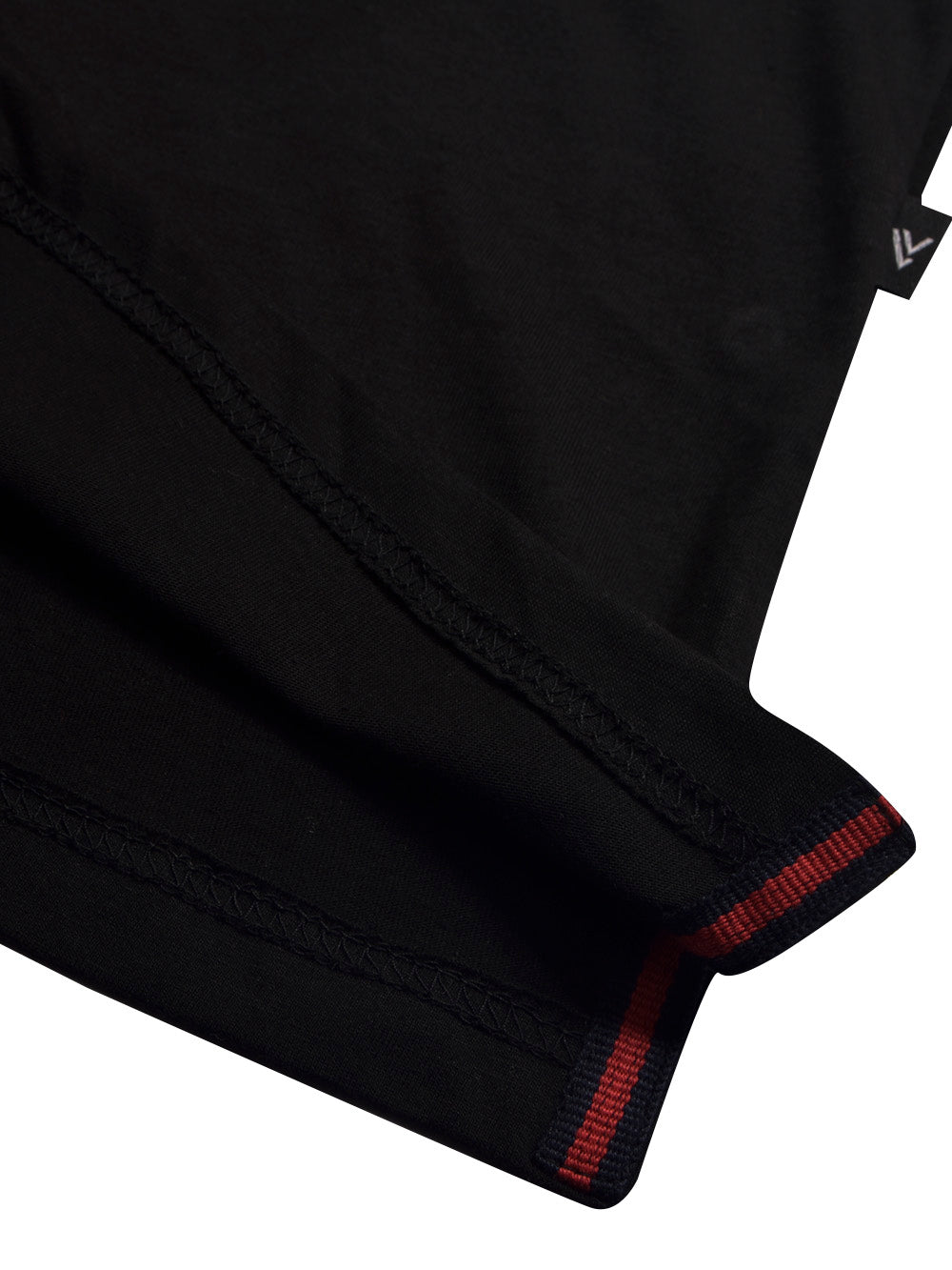 Summer Single Jersey Polo Shirt For Men-Black with Grey & Orange Panels-BR13931