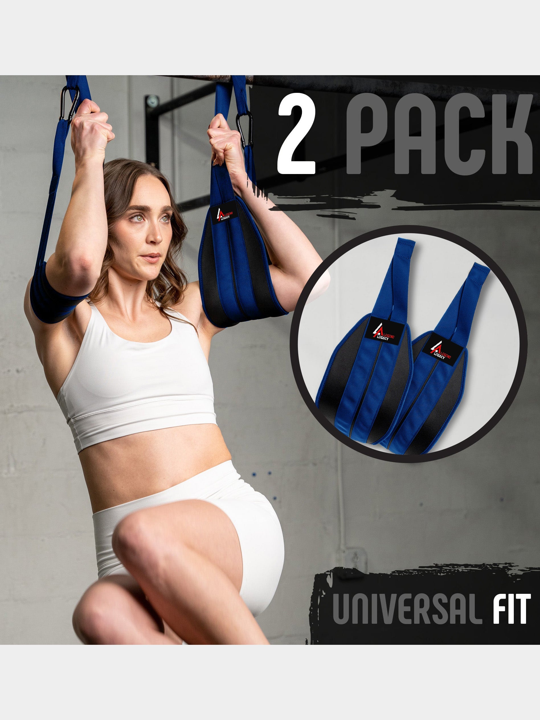 Legend Legacy Fitness Ab Straps Workout Equipment for Men & Women-LV438