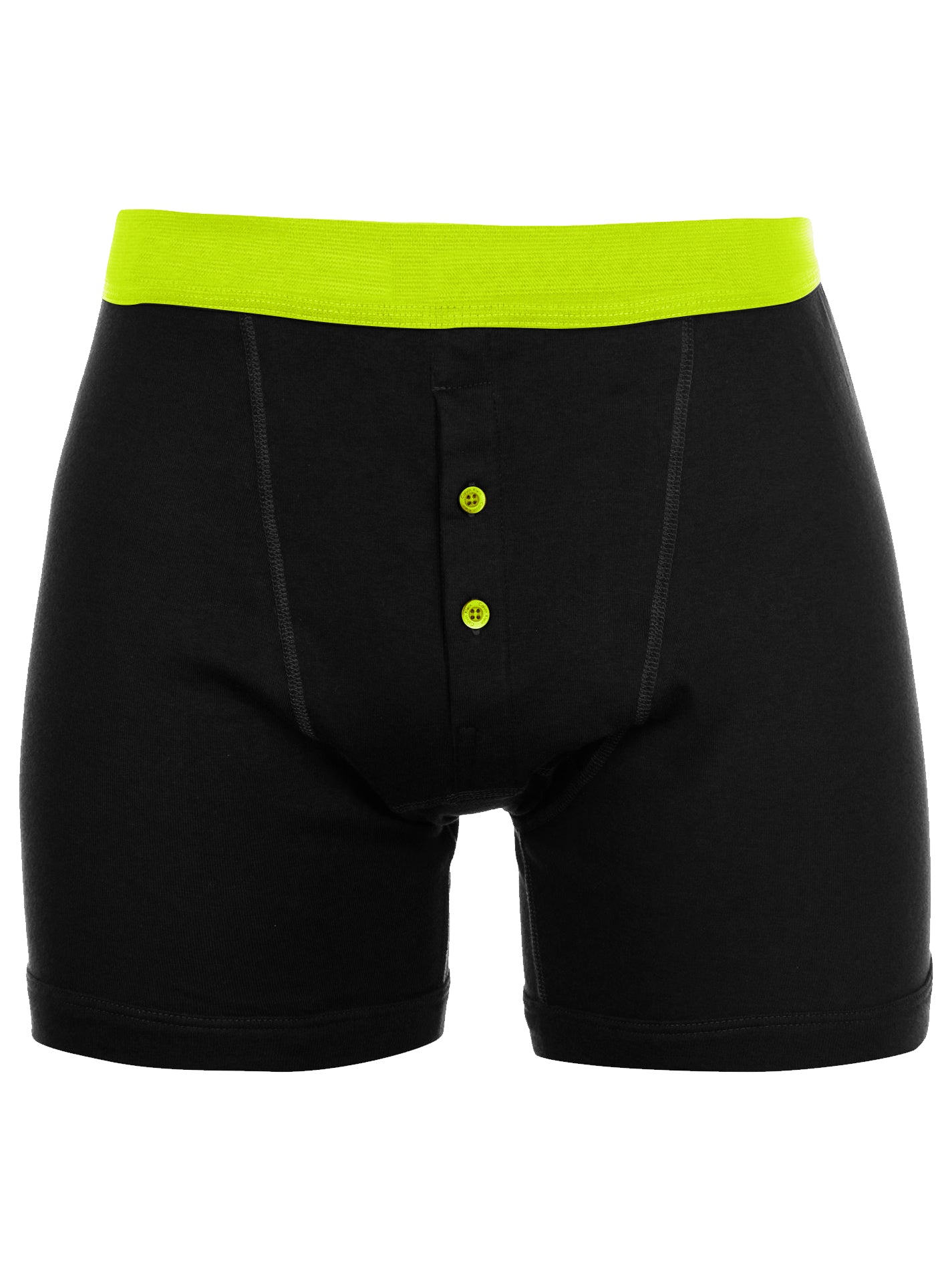Classic Sport Single Jersey Boxer Brief For Men-Black-BR802