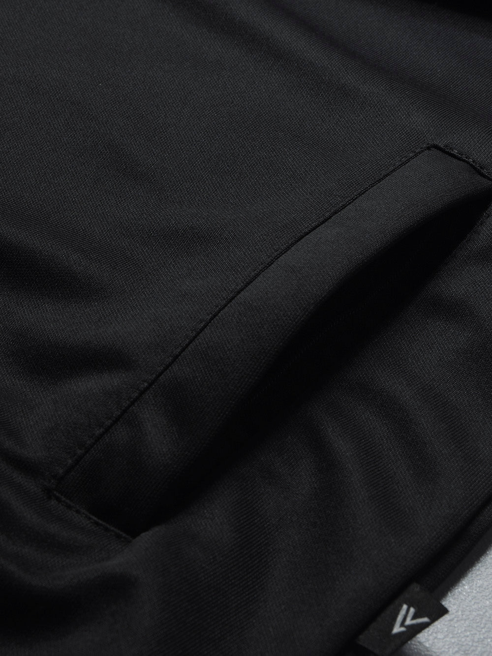 Louis Vicaci Active Wear Stylish Zipper Mock Neck with Logo For Men-Black-BE2052