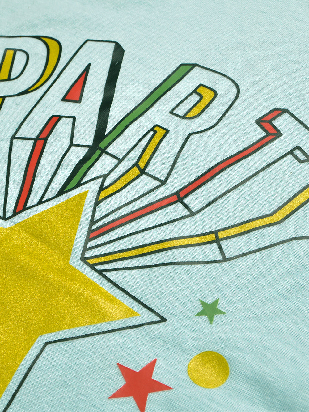 Louis Vicaci Single Jersey Tee Shirt For Kids-Ice Blue-BR13423