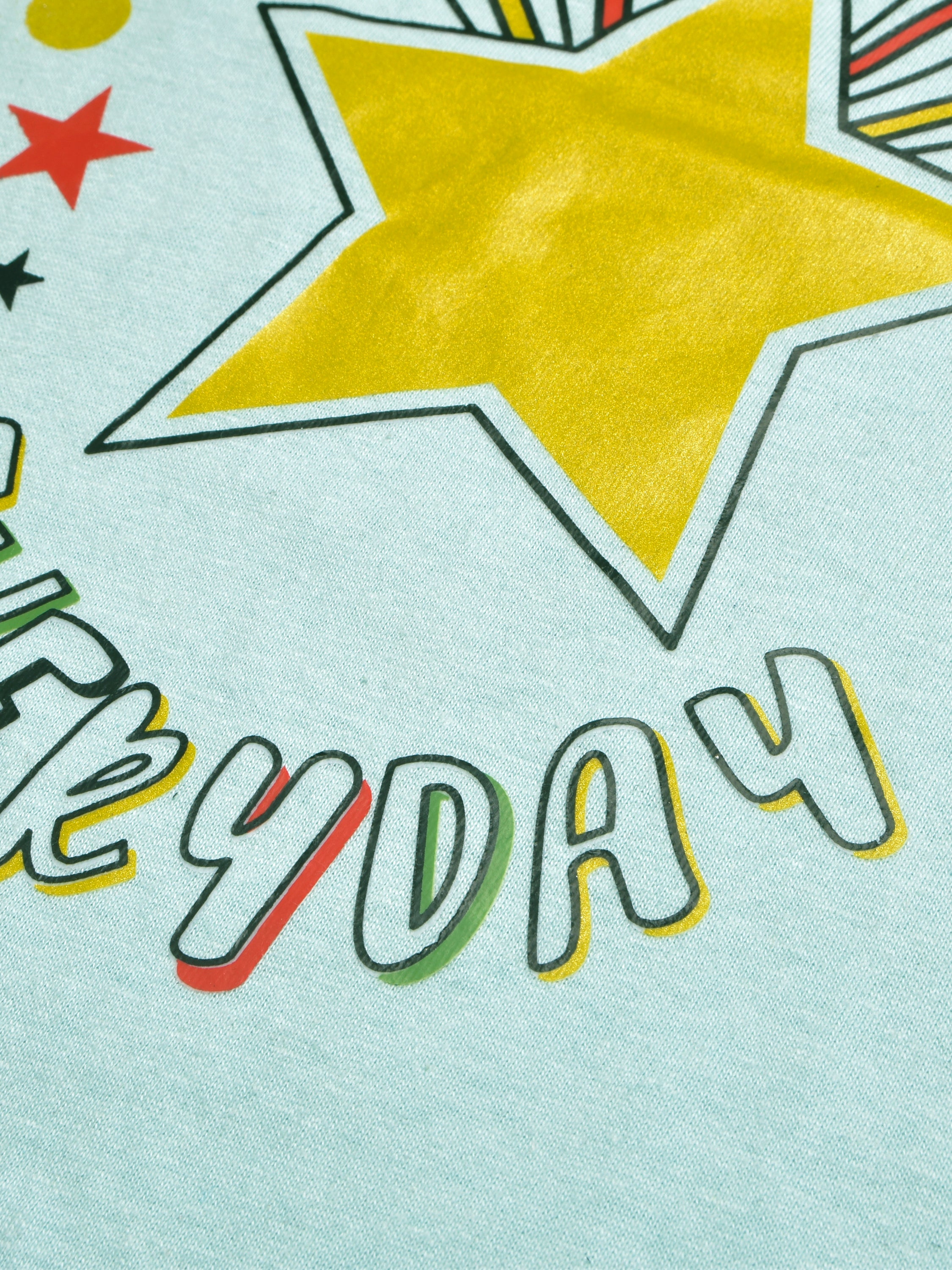 Louis Vicaci Single Jersey Tee Shirt For Kids-Ice Blue-BR13423