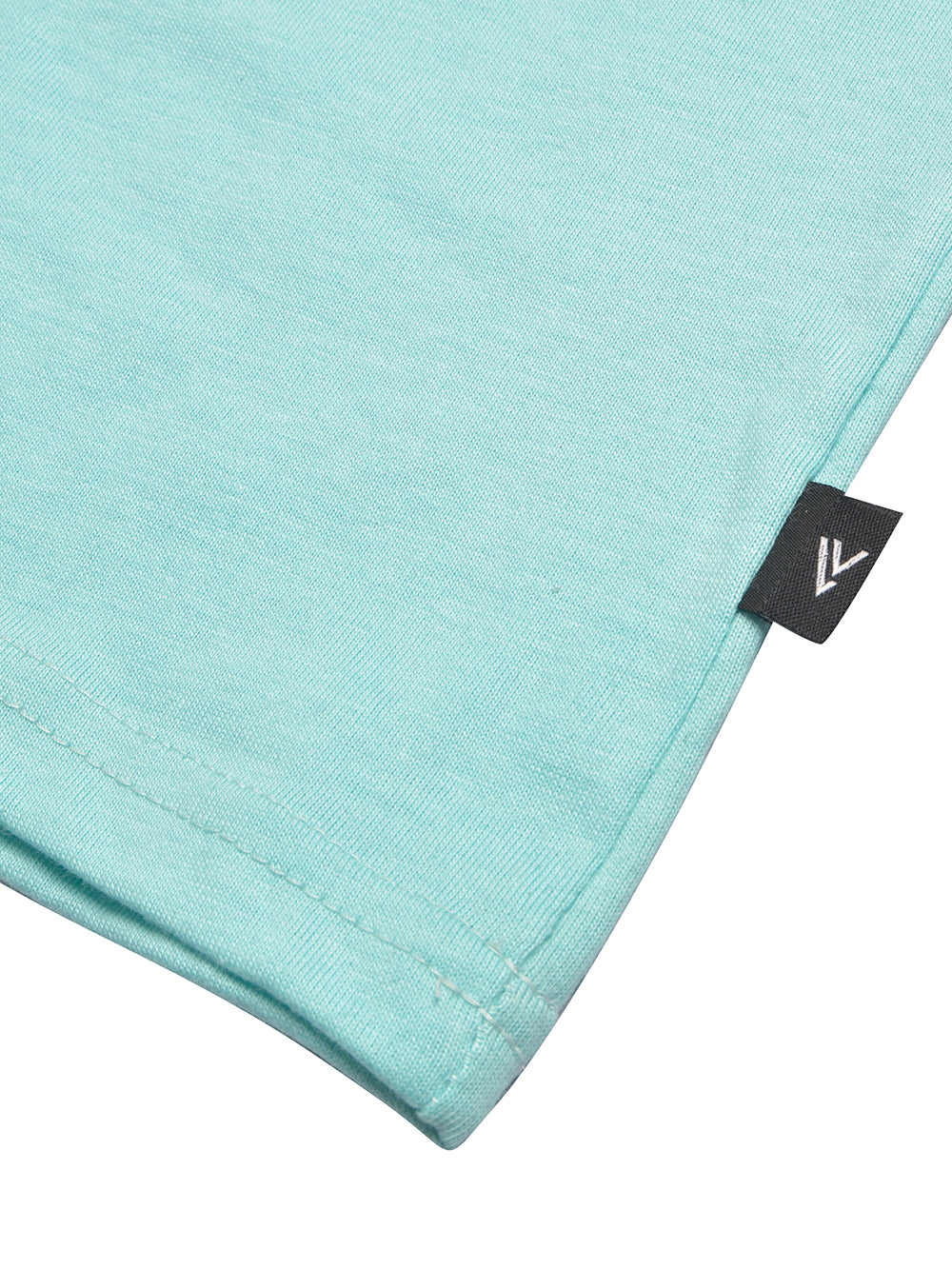 Louis Vicaci Single Jersey Tee Shirt For Kids-Light Cyan-BR13422