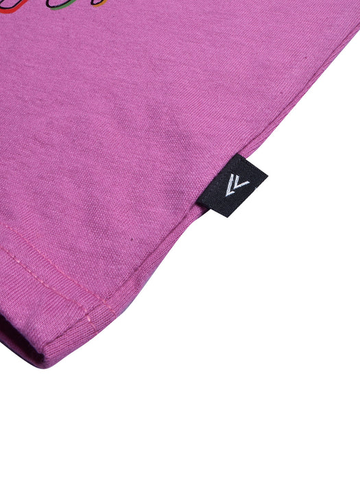Louis Vicaci Single Jersey Tee Shirt For Kids-Magenta-BR13082