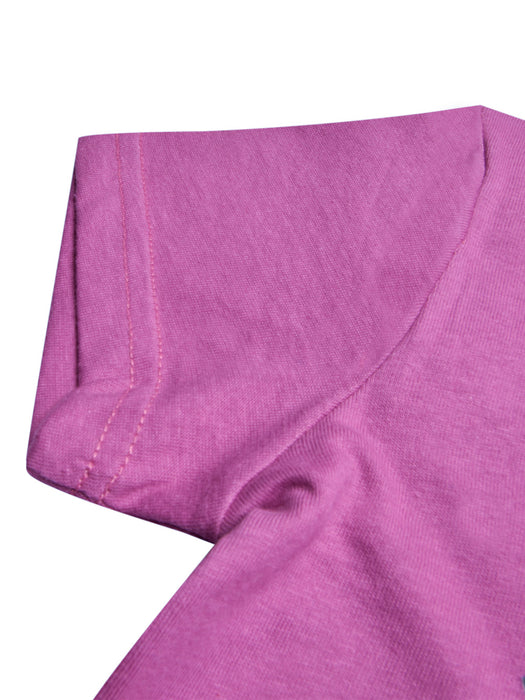 Louis Vicaci Single Jersey Tee Shirt For Kids-Magenta-BR13082