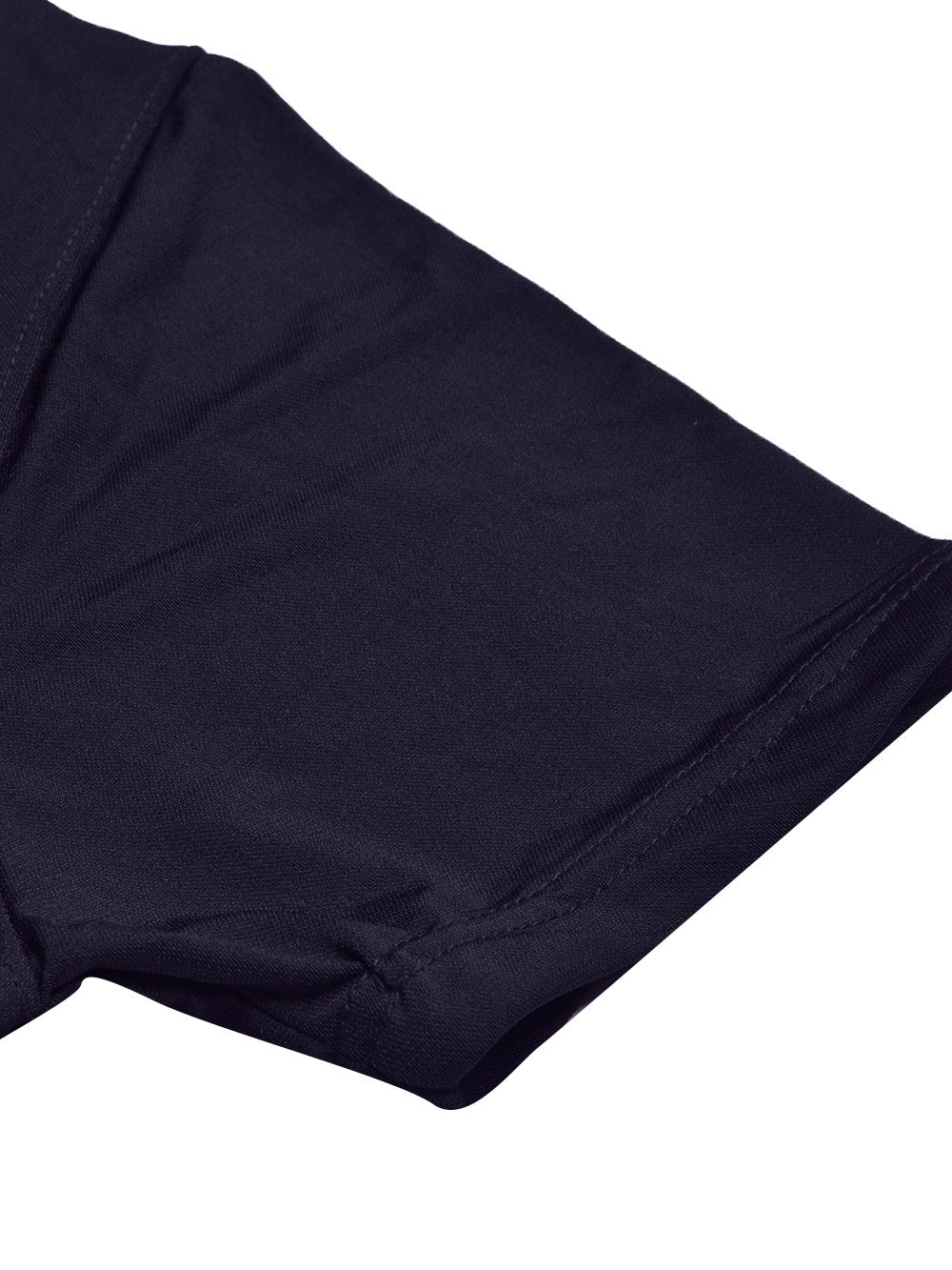 Louis Vicaci Summer Lycra T Shirt For Men-Light Navy-BR13561