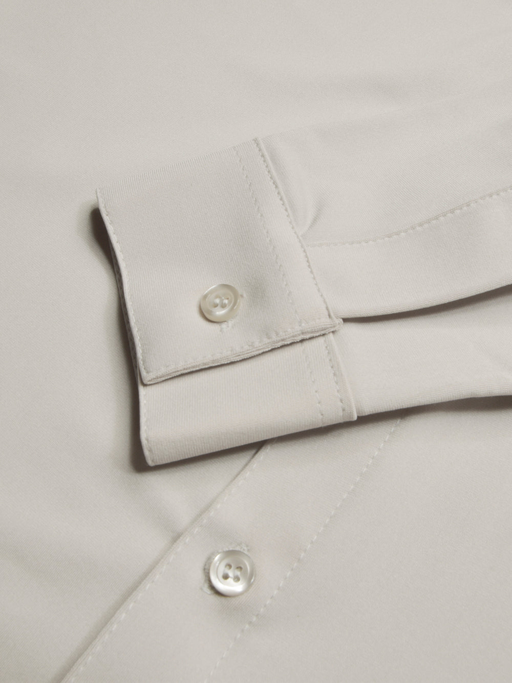 Louis Vicaci Super Stretchy Slim Fit Long Sleeve Summer Formal Casual Shirt For Men-Wheat-BR13346