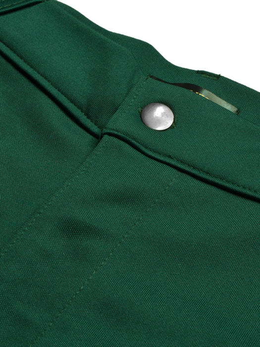 Louis Vicaci Interlock Stretchy Slim Fit Lycra Pent For Men-Dark Green-BR13259