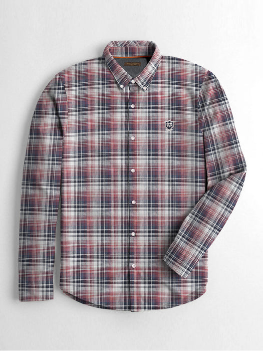 MD Premium Casual Shirt For Men-Allover Check-BR13667