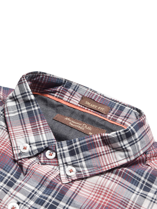 MD Premium Casual Shirt For Men-Allover Check-BR13667