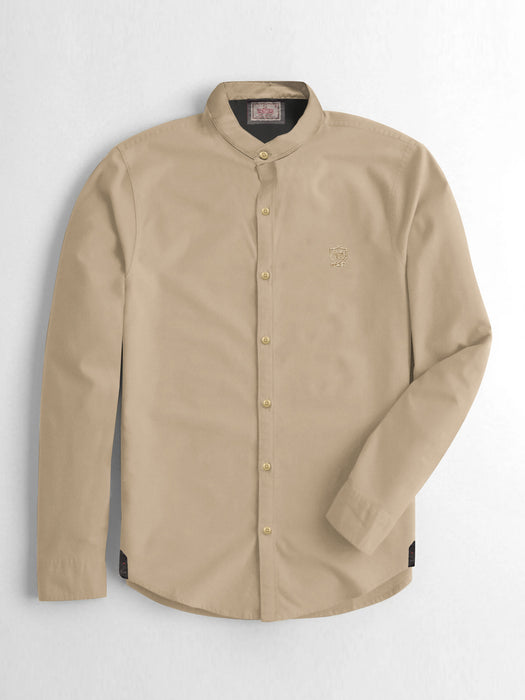 MD Premium Casual Shirt For Men-Khaki-BR13648